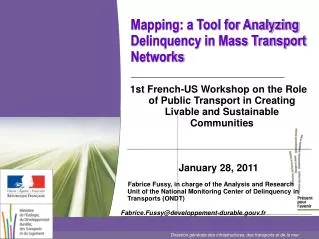 Mapping: a Tool for Analyzing Delinquency in Mass Transport Networks