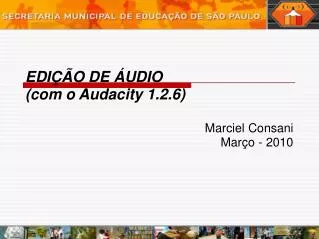 edi o de udio com o audacity 1 2 6