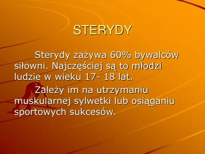 sterydy
