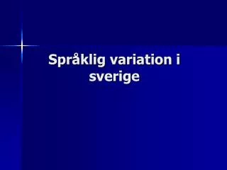 spr klig variation i sverige