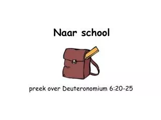 naar school