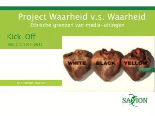 project waarheid v s waarheid
