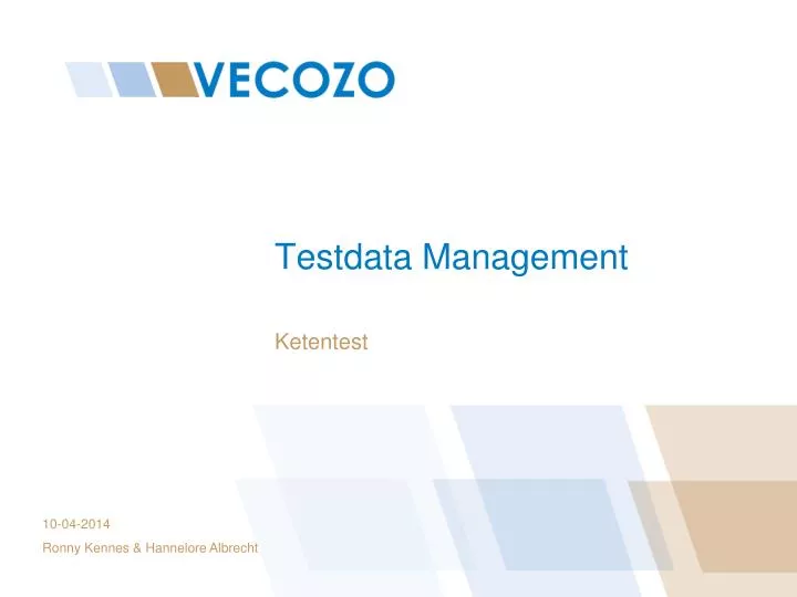 testdata management