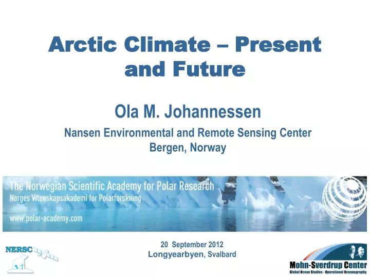 arctic climate present and future