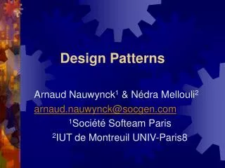 design patterns