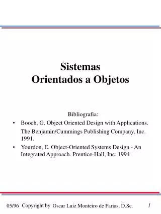 sistemas orientados a objetos