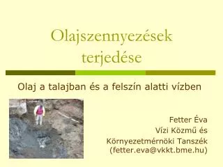 olajszennyez sek terjed se