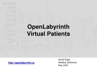 OpenLabyrinth Virtual Patients