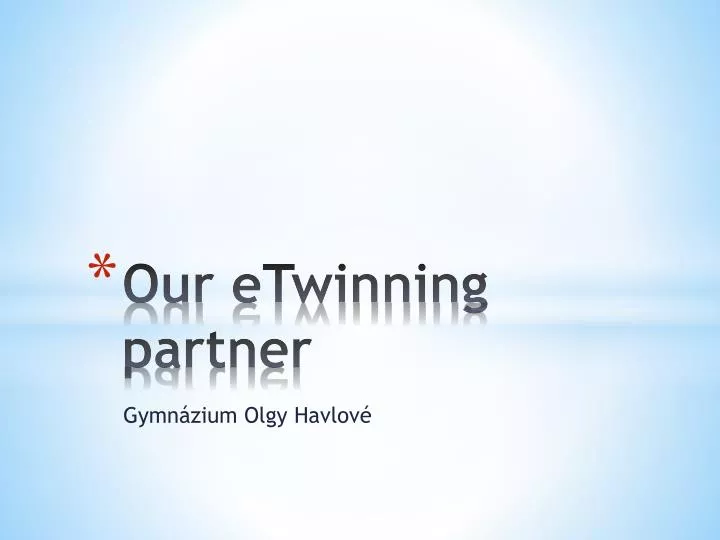 our etwinning partner