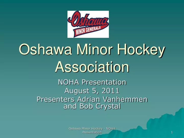 oshawa minor hockey association