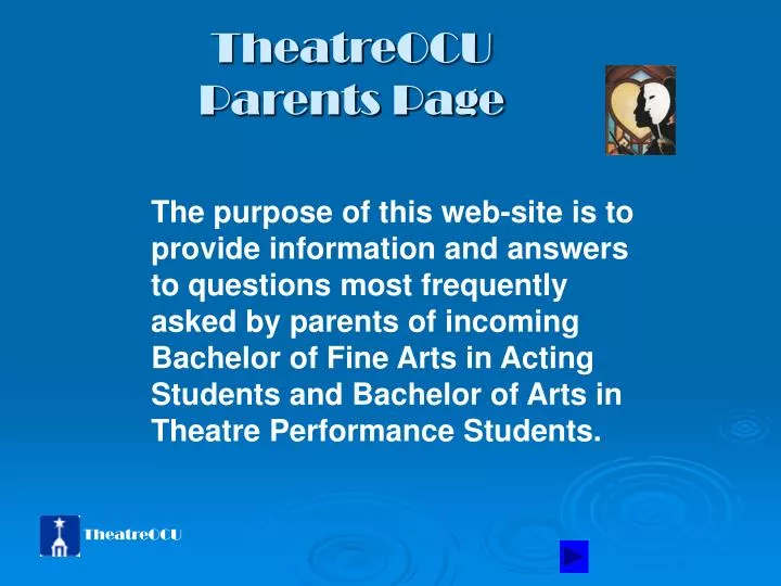 theatreocu parents page