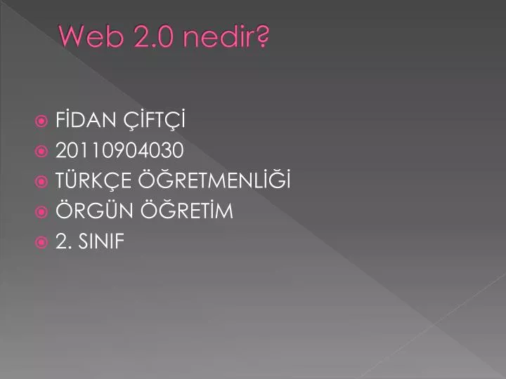 web 2 0 nedir