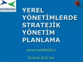 yerel y net mlerde stratej k y net m planlama