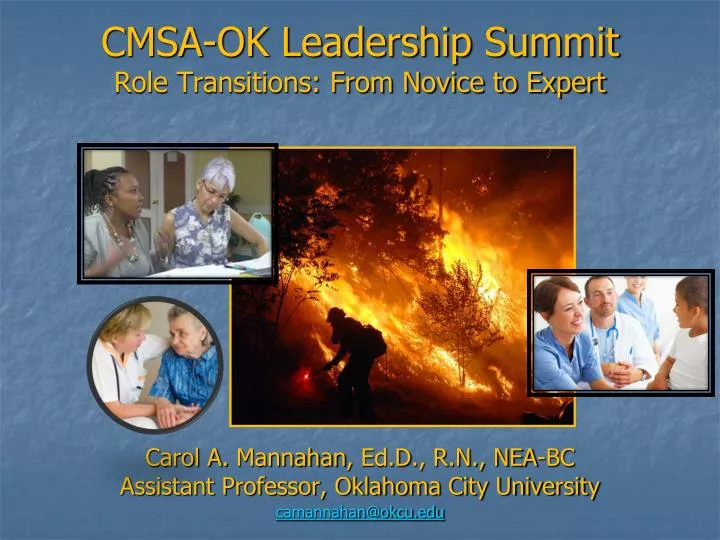 cmsa ok leadership summit role transitions from novice to expert