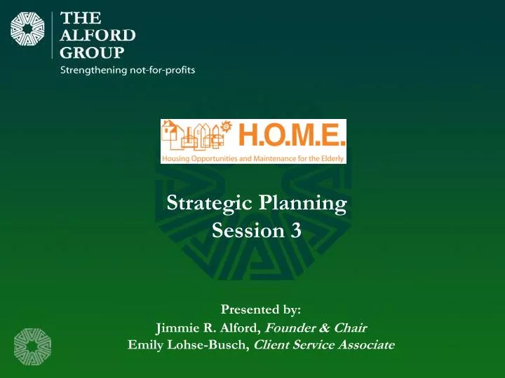 strategic planning session 3