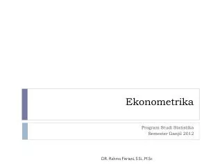 ekonometrika