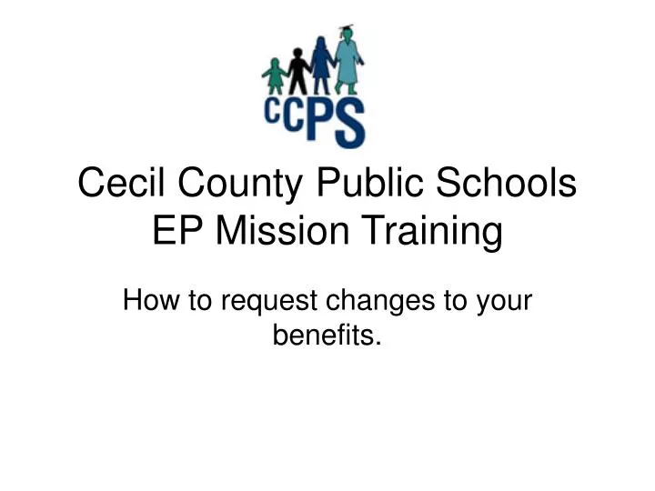 cecil county public schools ep mission training