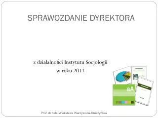 sprawozdanie dyrektora