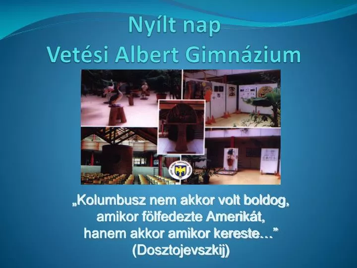 ny lt nap vet si albert gimn zium