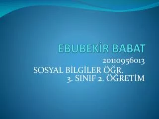 ebubek r babat