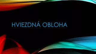 hviezdn obloha