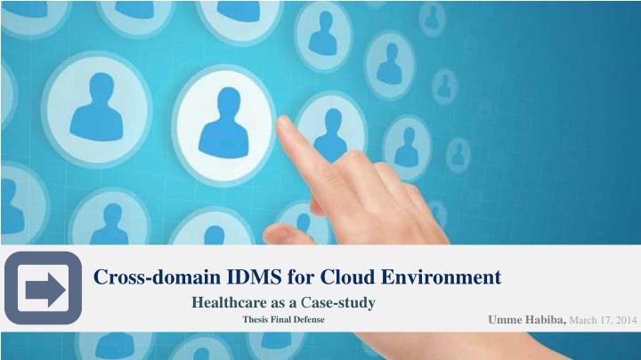 cross domain idms for cloud environment