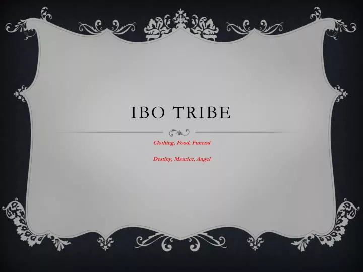 ibo tribe