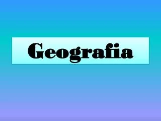 geografia