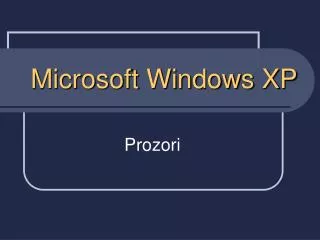 microsoft windows xp