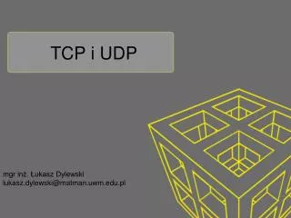 tcp i udp