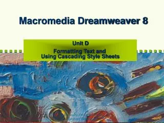 Macromedia Dreamweaver 8