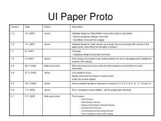 UI Paper Proto