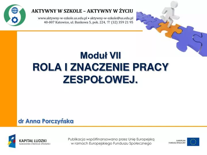 modu vii rola i znaczenie pracy zespo owej