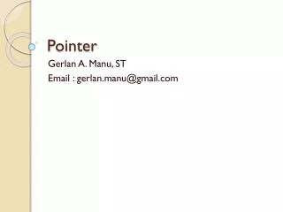 pointer