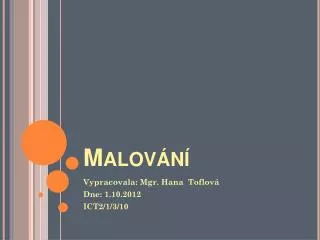 malov n