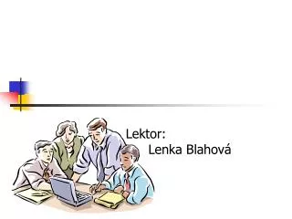 lektor lenka blahov