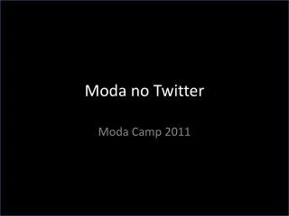 moda no twitter