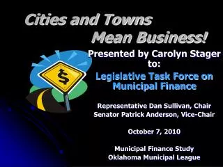Cities and Towns 				Mean Business!