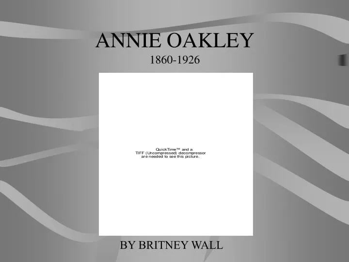 annie oakley 1860 1926