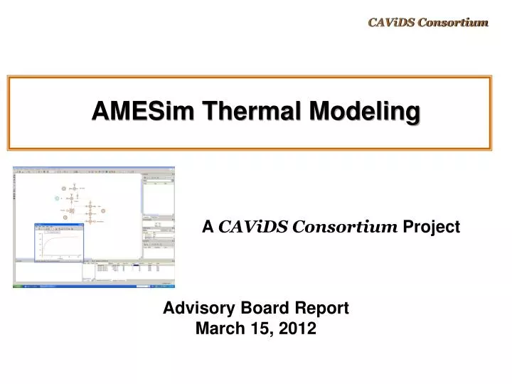 amesim thermal modeling