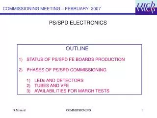 PS/SPD ELECTRONICS