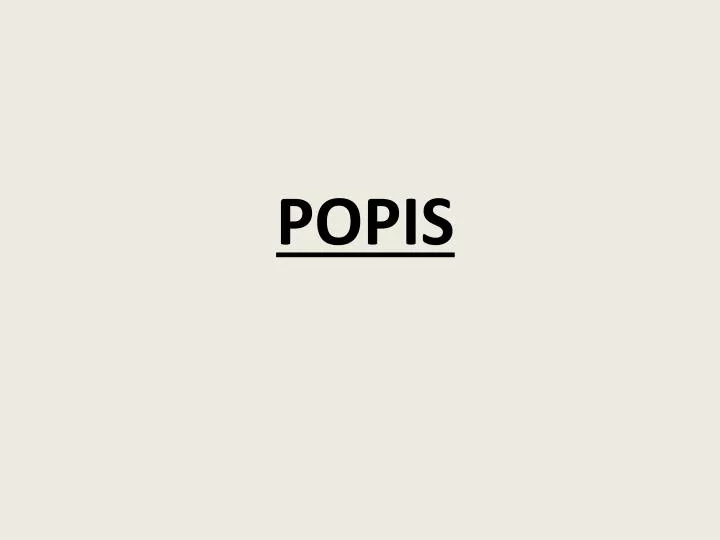 popis