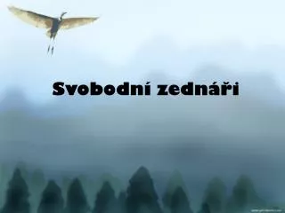 svobodn zedn i
