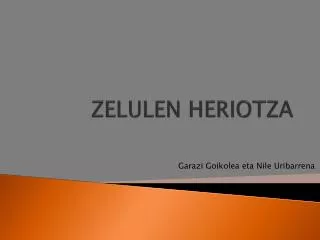 zelulen heriotza