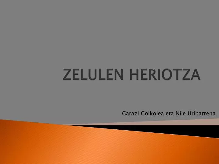 zelulen heriotza