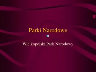 parki narodowe