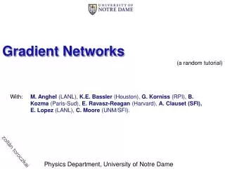 Gradient Networks