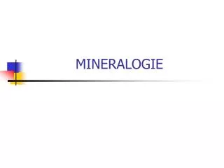 mineralogie