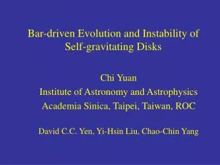 Bar-driven Evolution and Instability of Self-gravitating Disks
