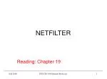 NETFILTER - slide 1